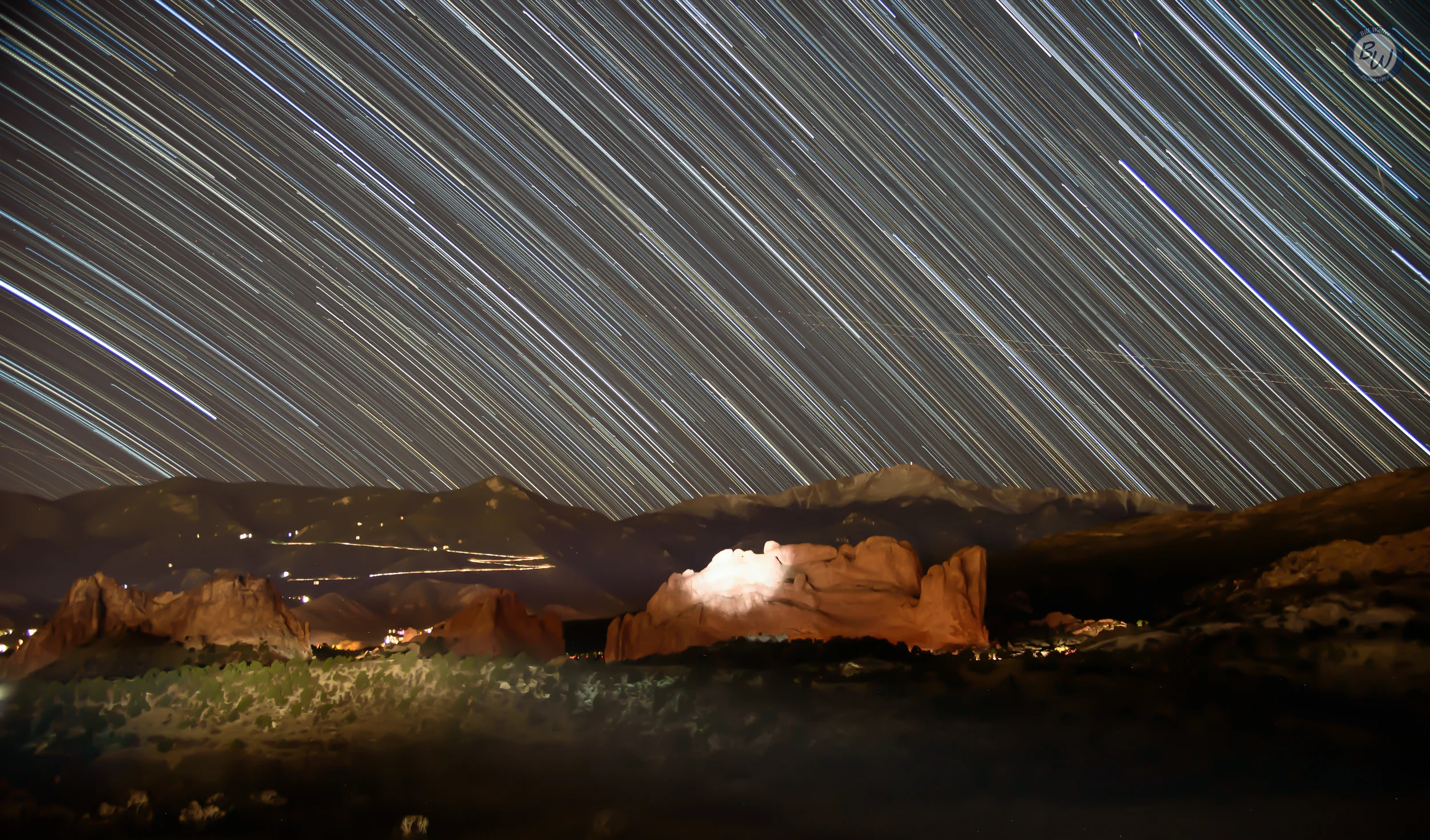Garden Of The Gods Star Trail
