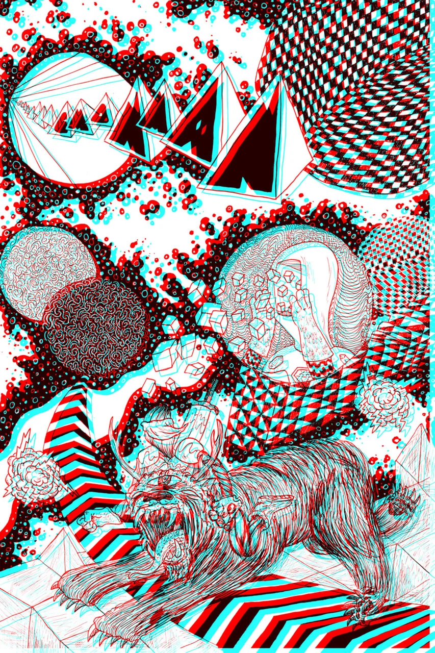 C'MON MAN 3-D Title page