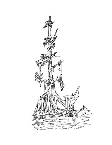 Future Ruins Drawing