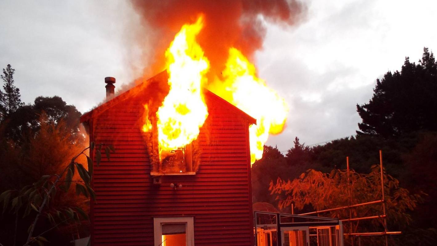 Stephanie Lane and her husband lost their Tahekeroa home in a fire sparked by an extension cord.