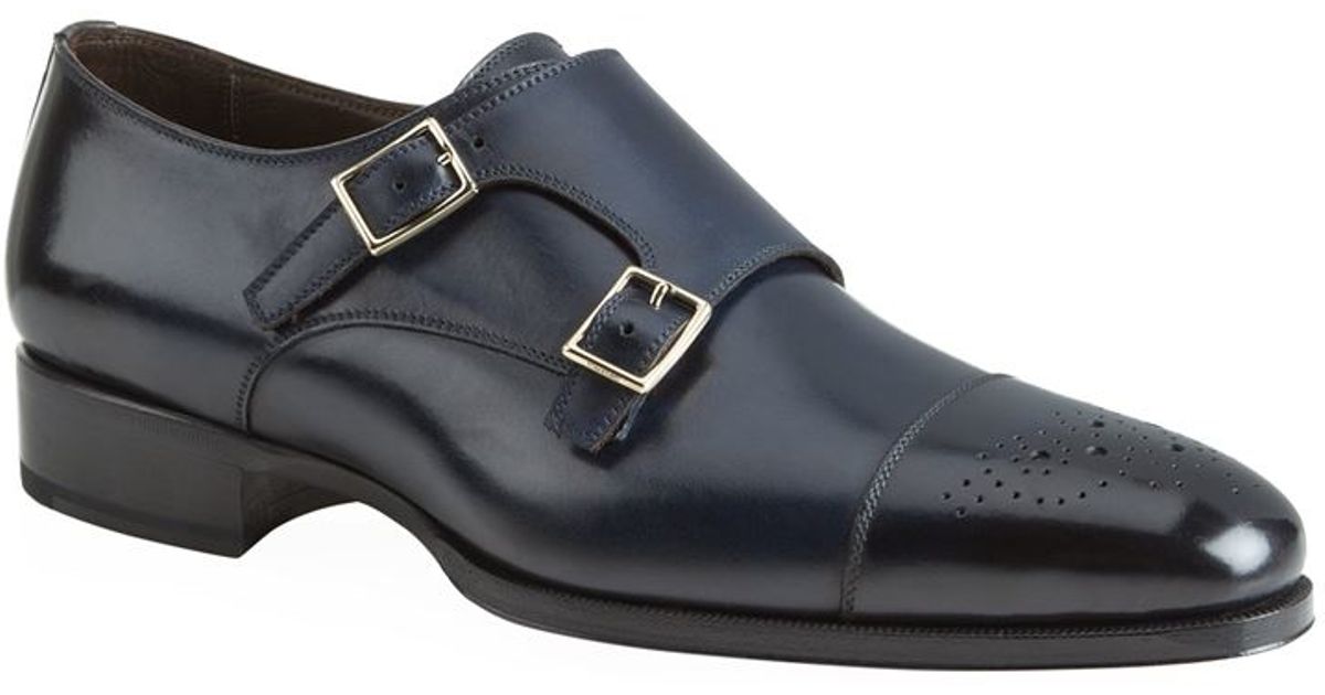 190-2 Men's Double Monk Shoes with Brogue Details-2.jpeg