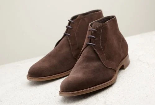 Men Brown Chukka Boots Cmb 393 Curvento