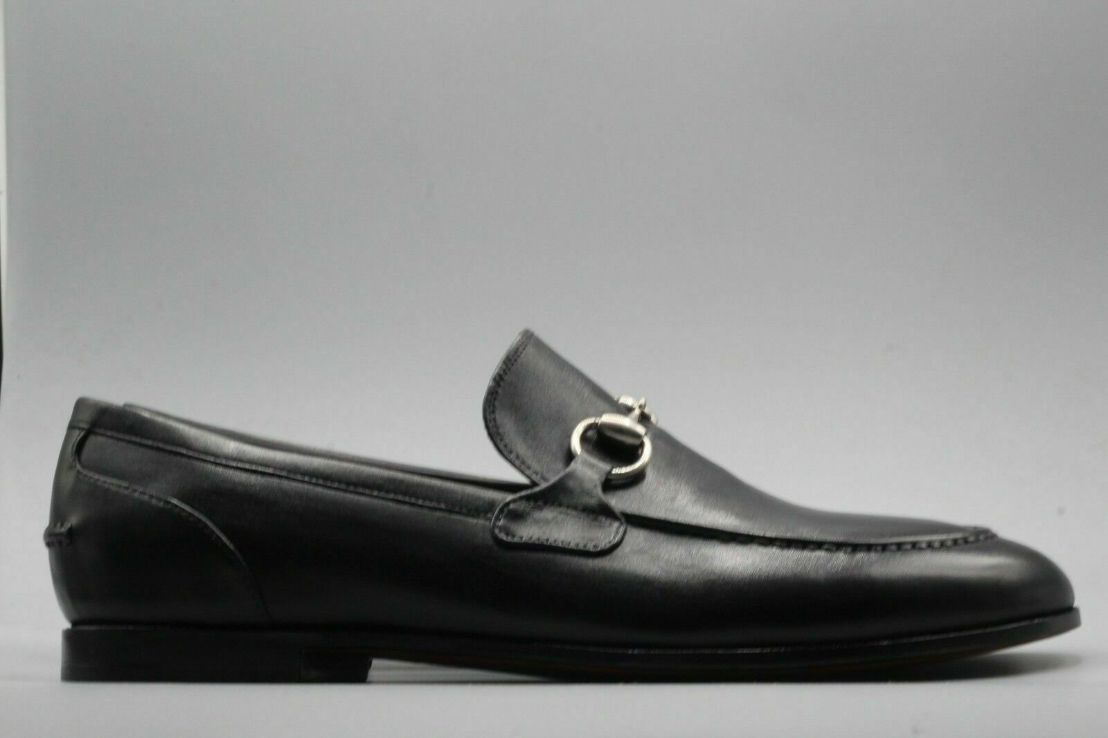 Mens Handmade Shoes Formal Wear Genuine Black Leather Moccasin Slip On Boots New 