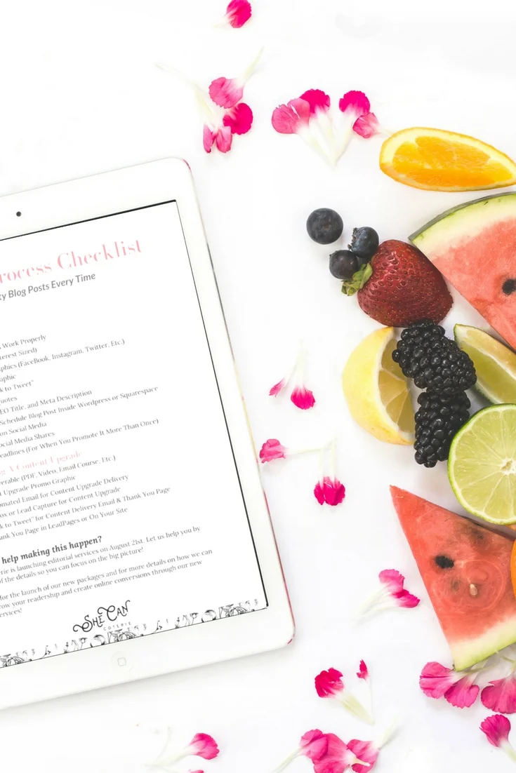 Want to make sure all your blog posts are polished to perfection? Grab She Can Coterie's FREE blog post process checklist! | SheCanCoterie.com