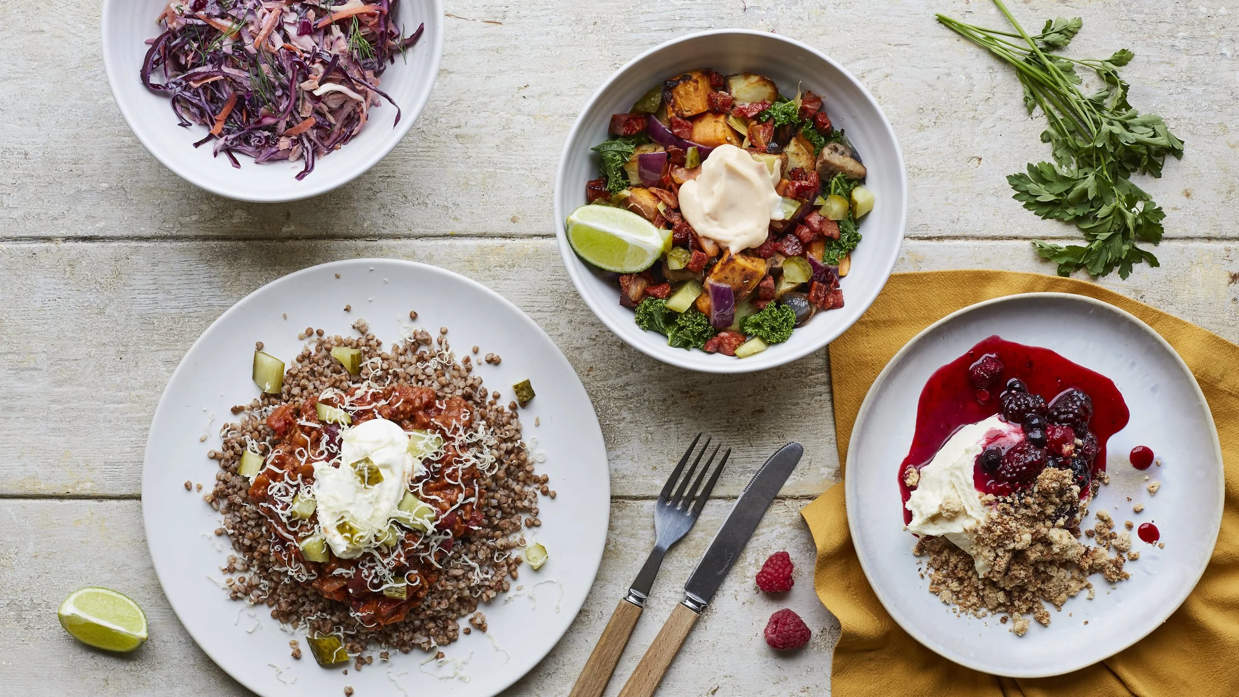 Food styling for Toshka