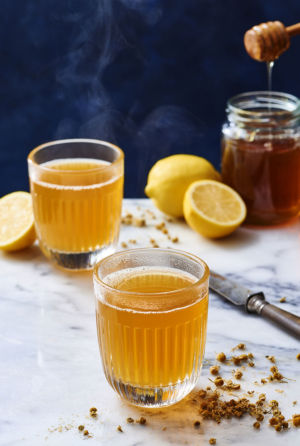 Camomile, Honey and  Lemon Hot Toddy 