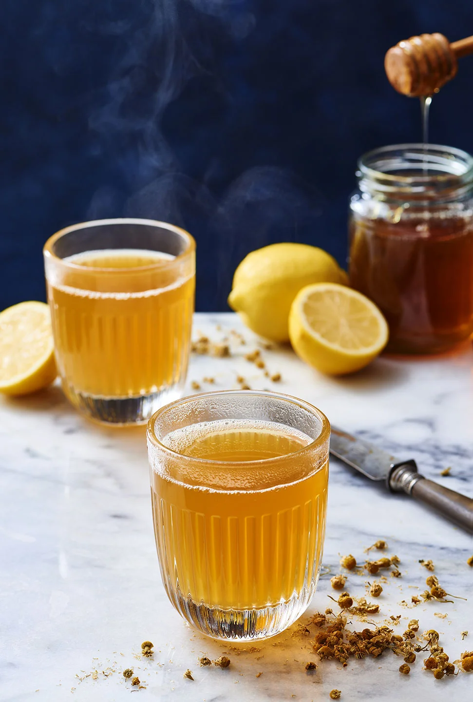 Camomile, Honey and Lemon Hot Toddy