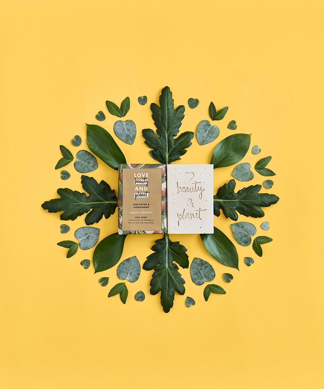 Soap bar leaf mandala