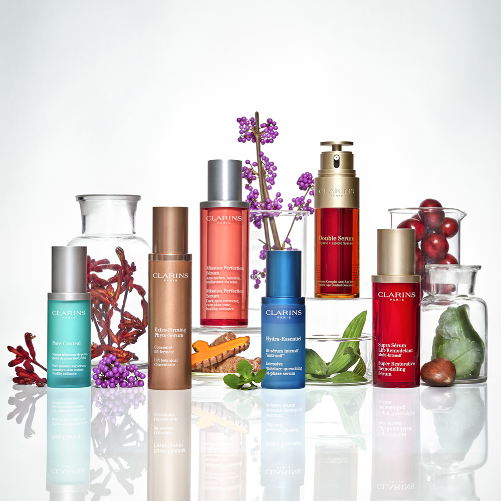 Beauty Still Life for Clarins 