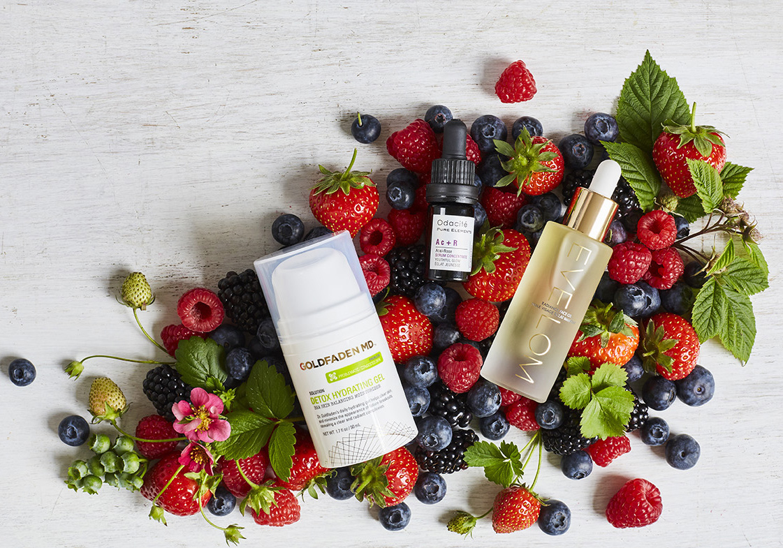 Berries in Skincare styled for Space NK 