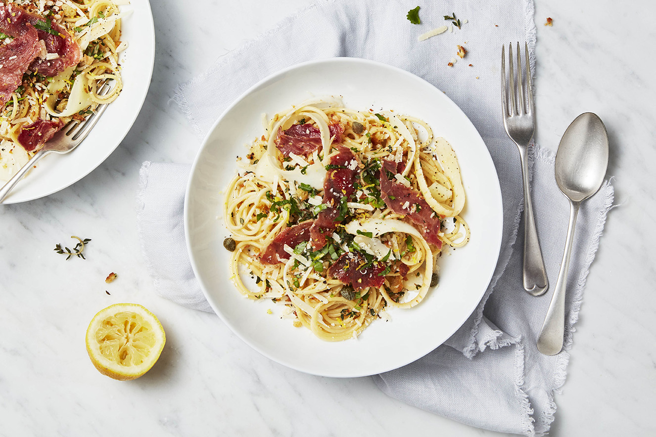 Parsnip and Pancetta Pasta 