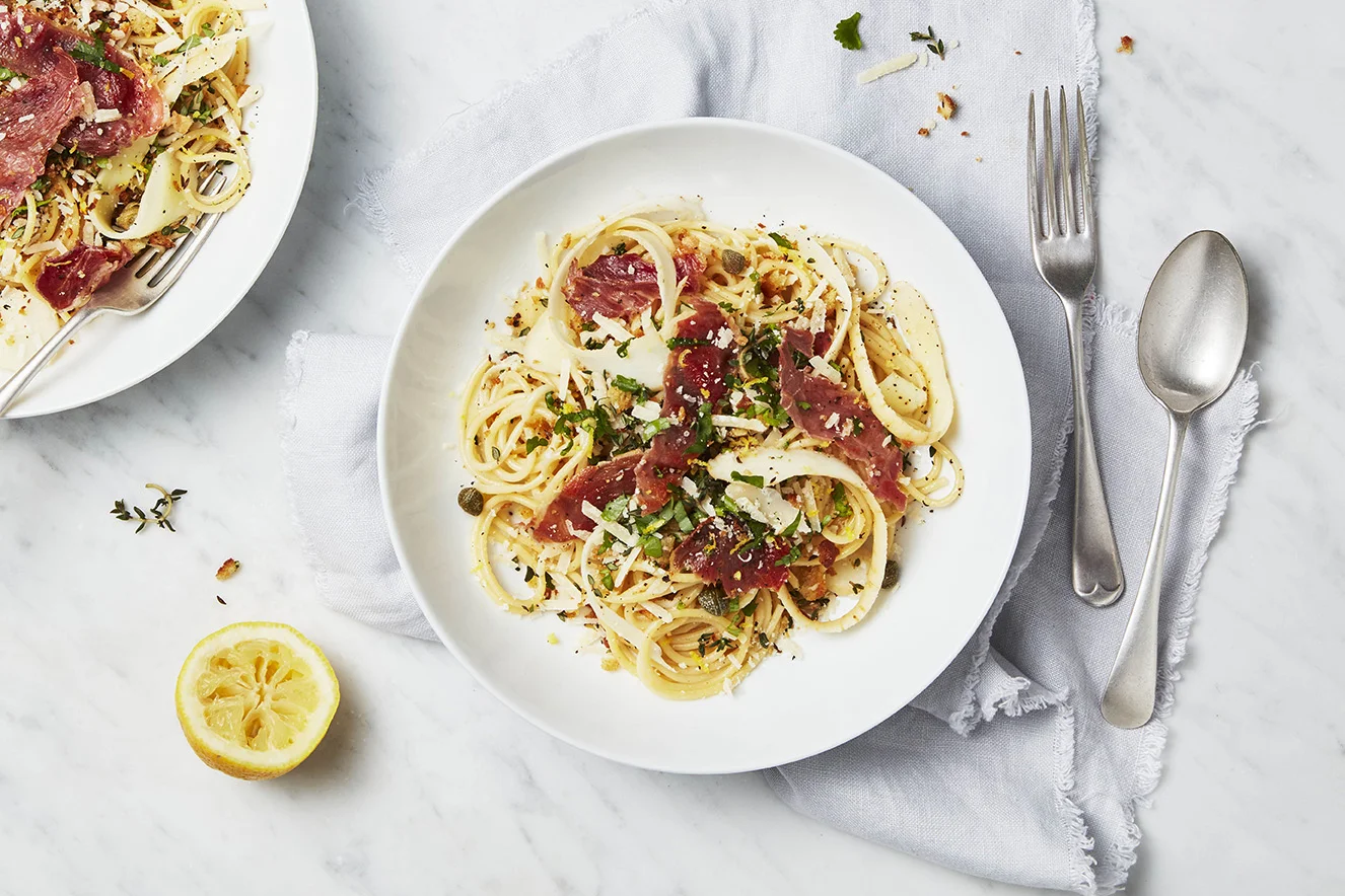 Parsnip and Pancetta Pasta