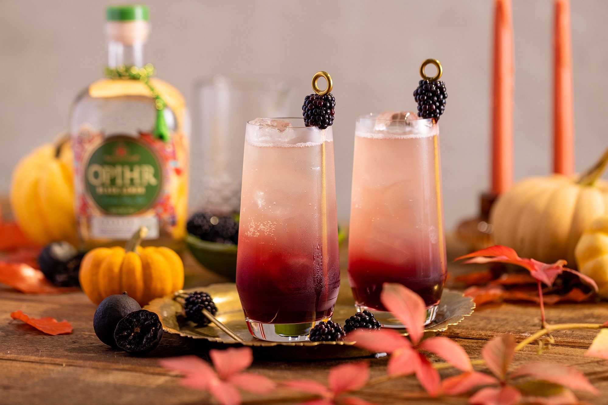 Ophir Black Lemon Widow Halloween Cocktail 