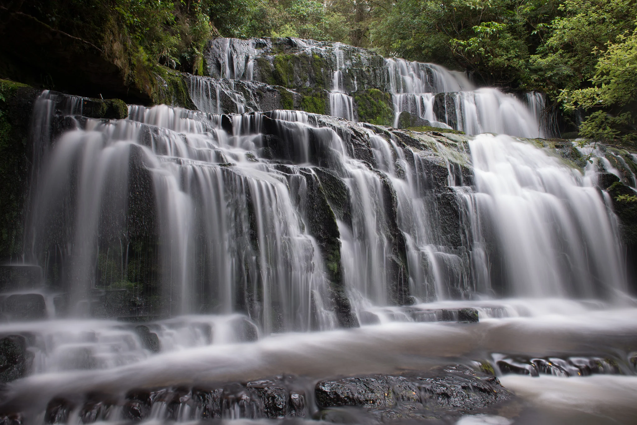Purakaunui Falls, The Catlins, South Island, New Zealand