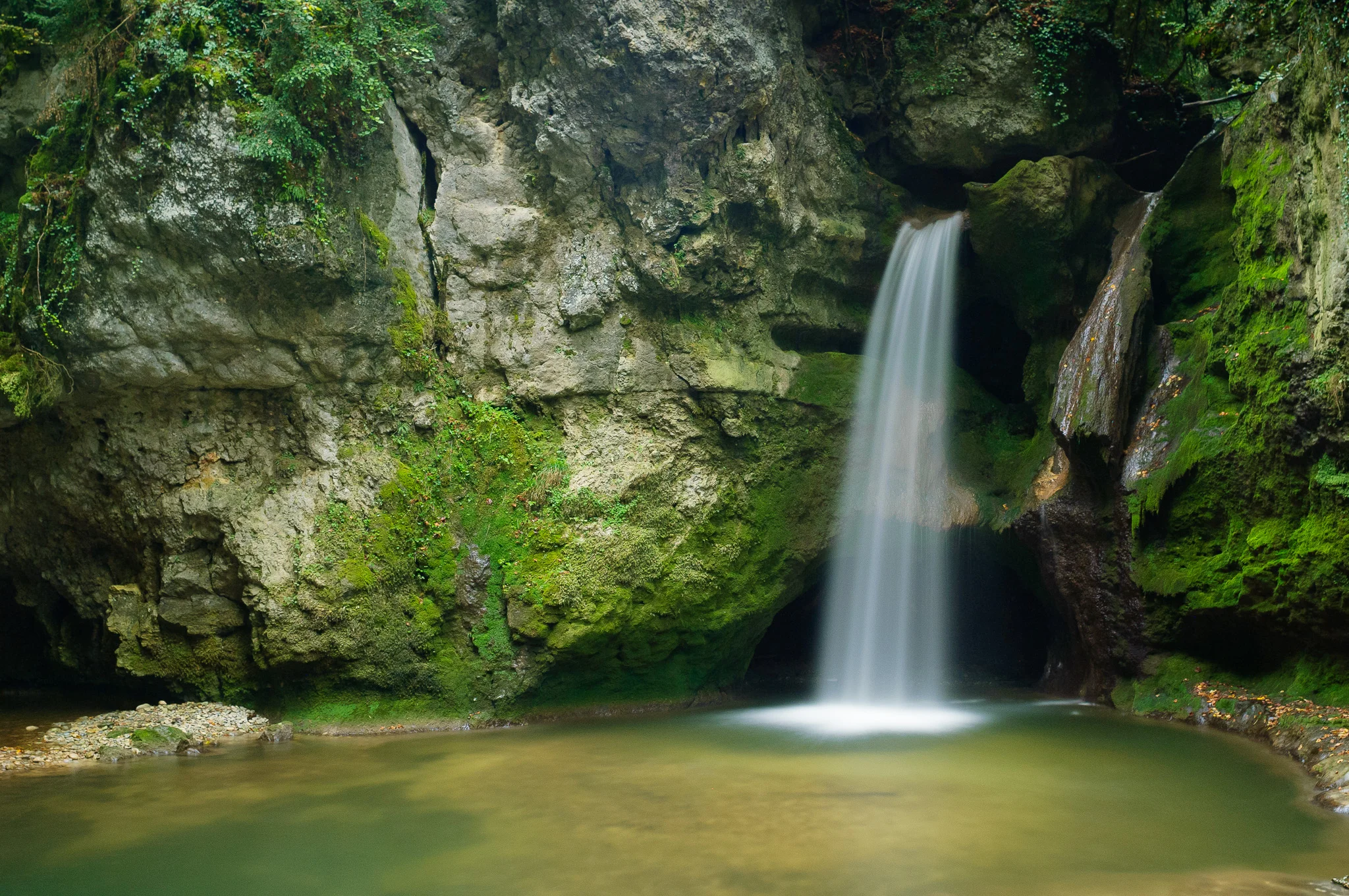 Tine de Conflens, Vaud, Switzerland