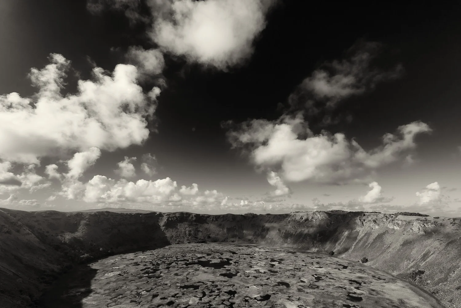 Rano Kau Crater, Easter Island, Chile