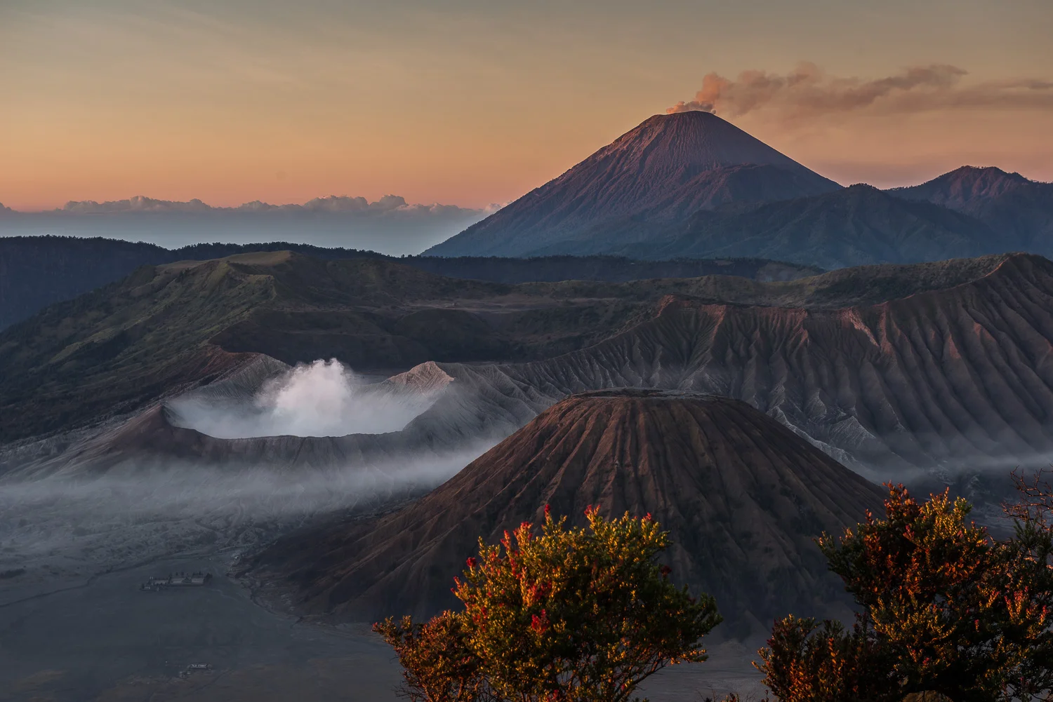 Mount Bromo & Mount Batok, Mount Semeru, East Java, Indonesia