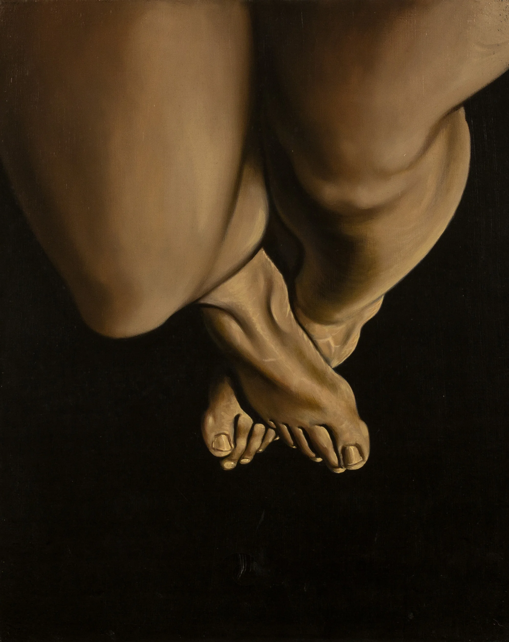 Autoritratto in forma di sé, olio su tela, cm 50x40, 1996