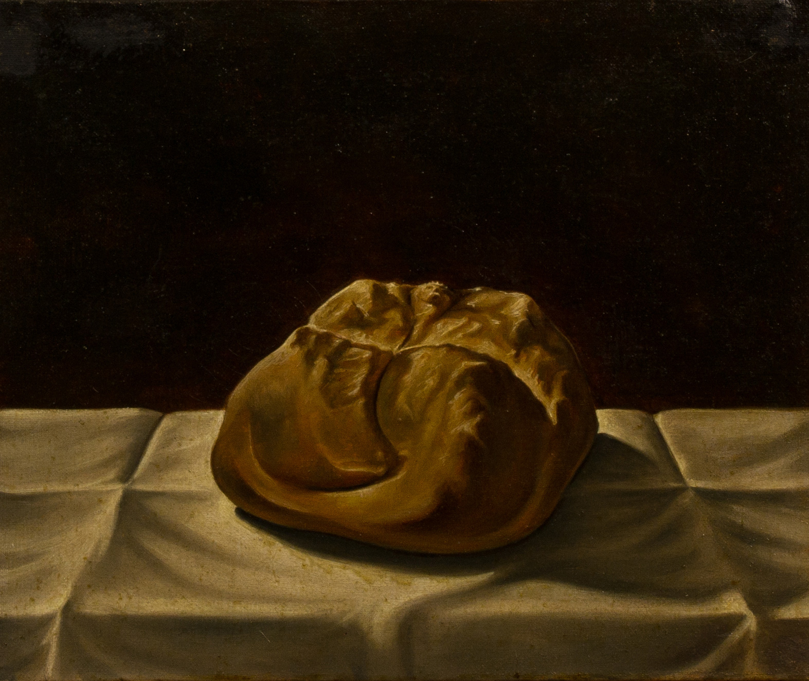  Pane mistico , olio su tela, cm 25x30, 1991 