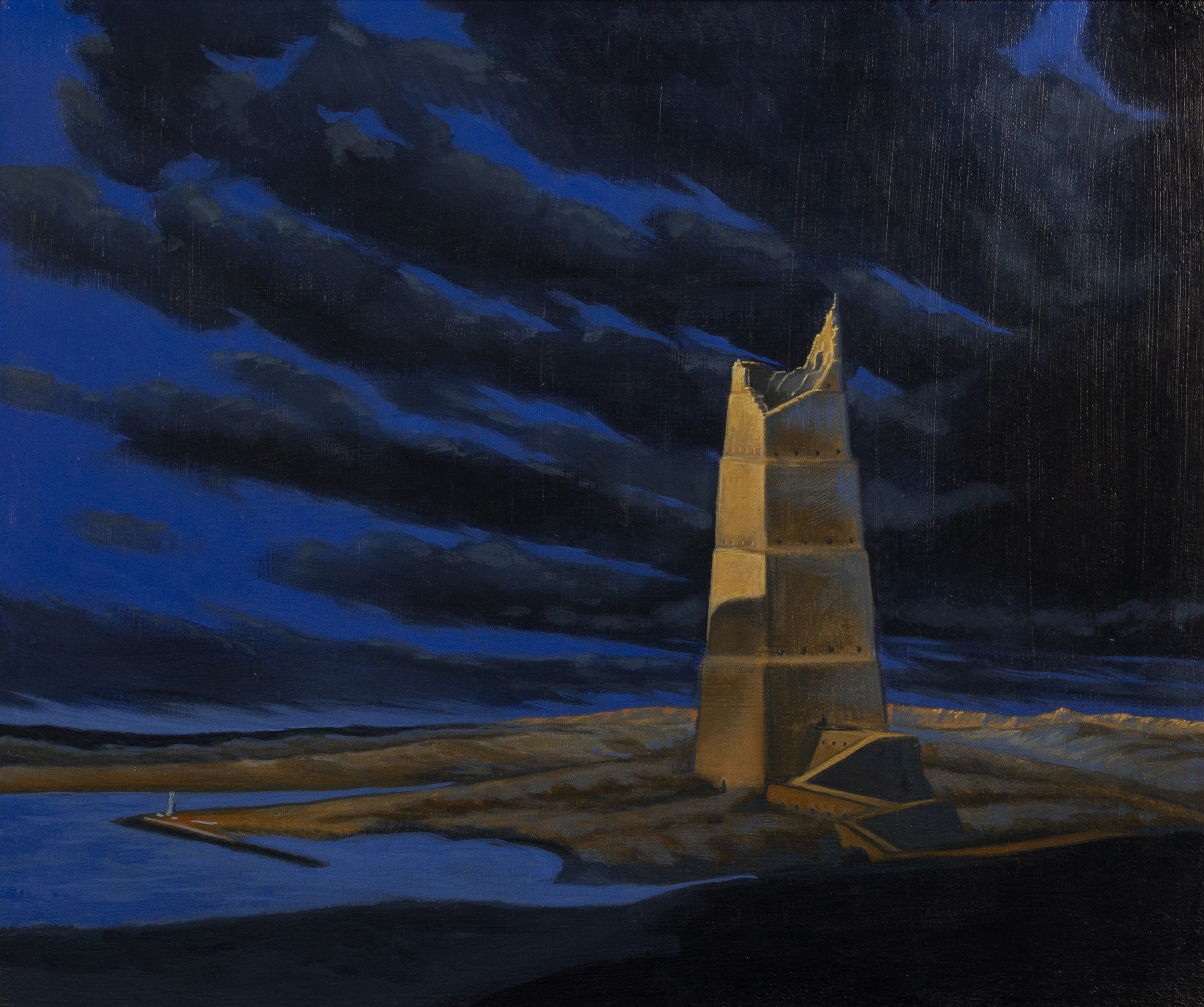   The tower of Babel ,  oil on canvas, cm 50x60, 1995  