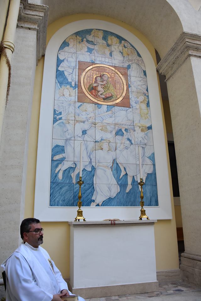 Rodolfo Papa, Chiostro altare Madonna della Purità, 2016-2017.