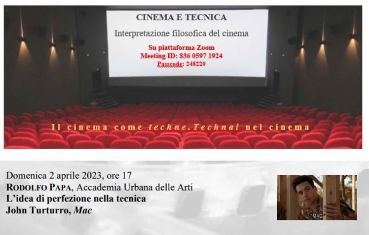 FILOSOFIA DEL CINEMA 2023