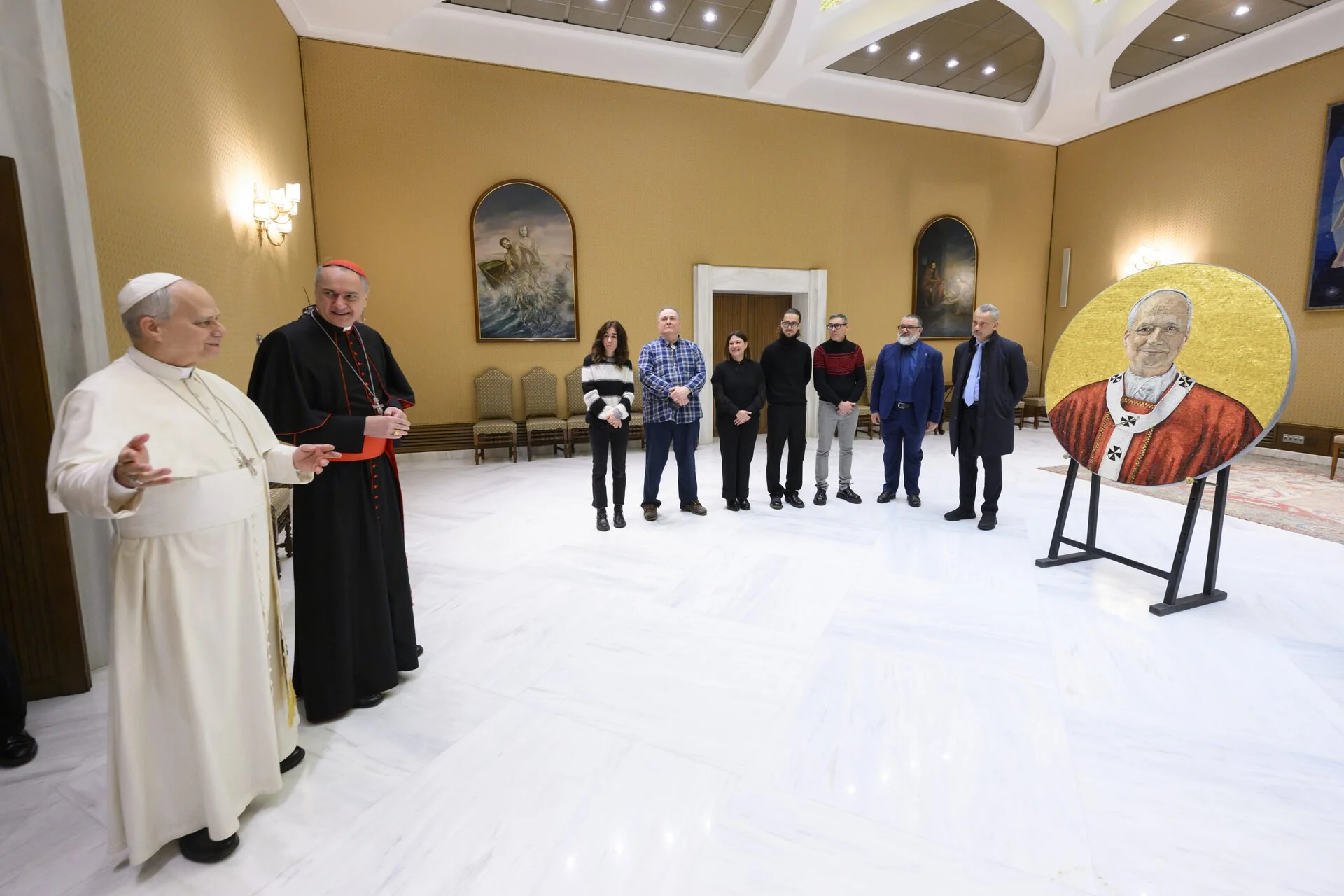 Presentazione ritratto di Leone XIV - Maestro Rodolfo Papa