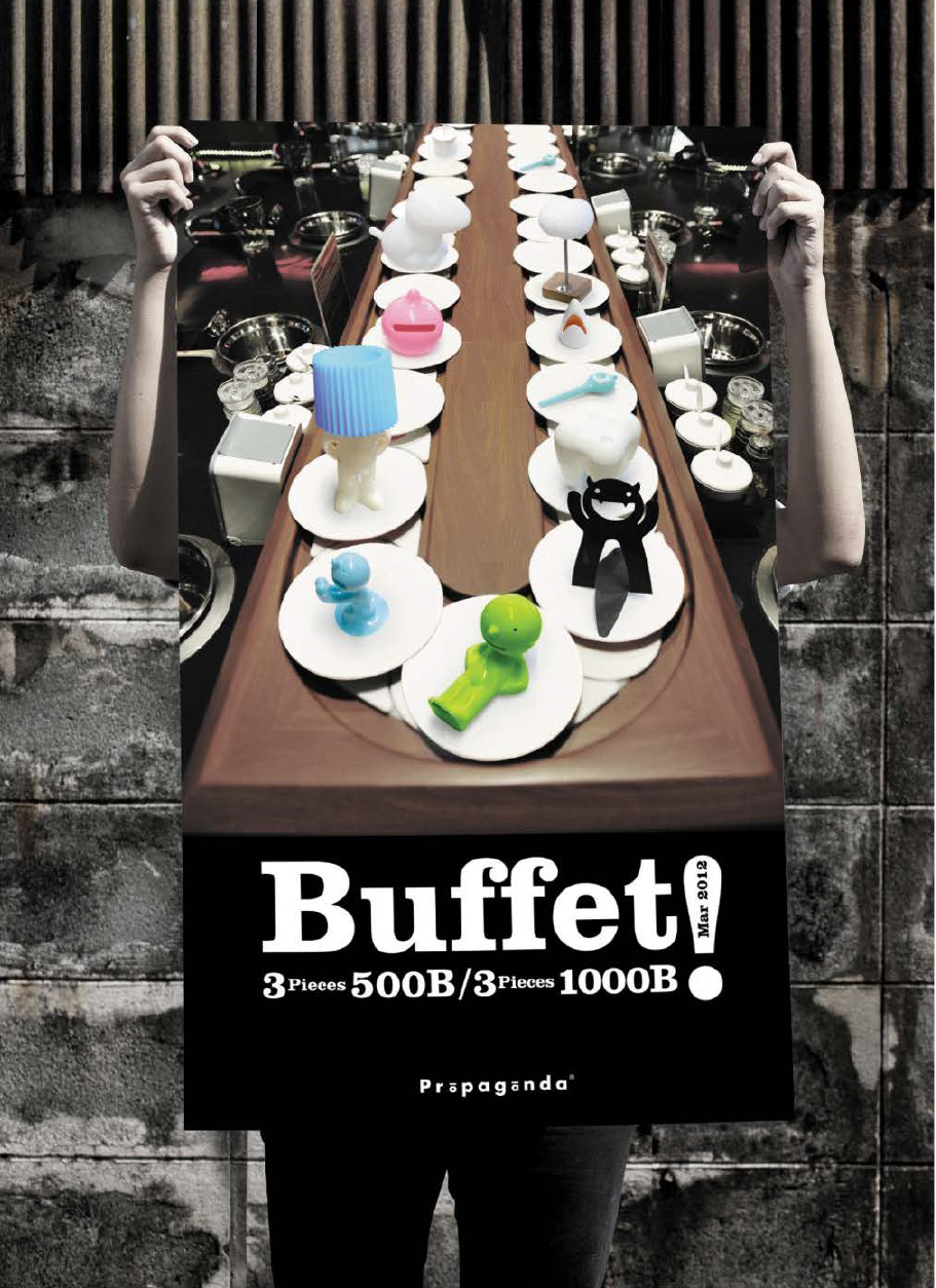 PROPAGANDA : Creative poster design of Promotions “Buffet concept”
