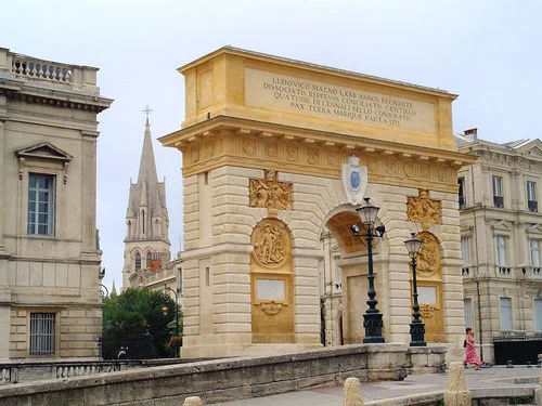 montpellier, triumbågen.
