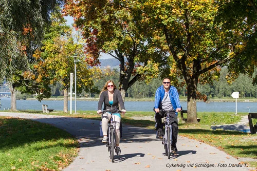 cykelvägen vid schlögen