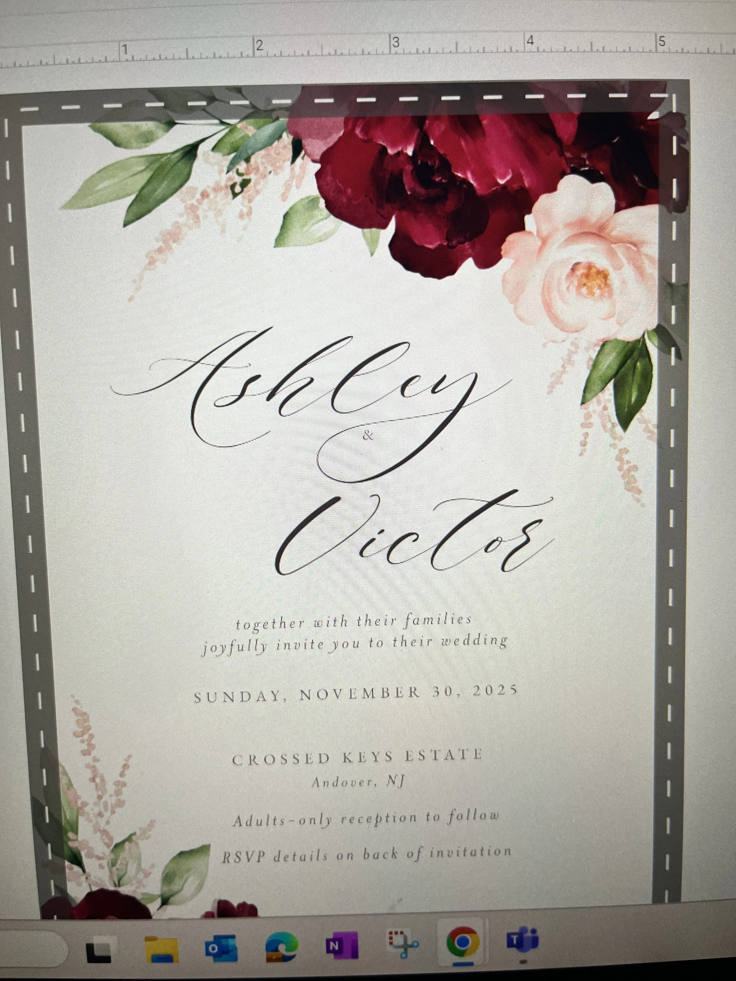 Client's Original Invitation