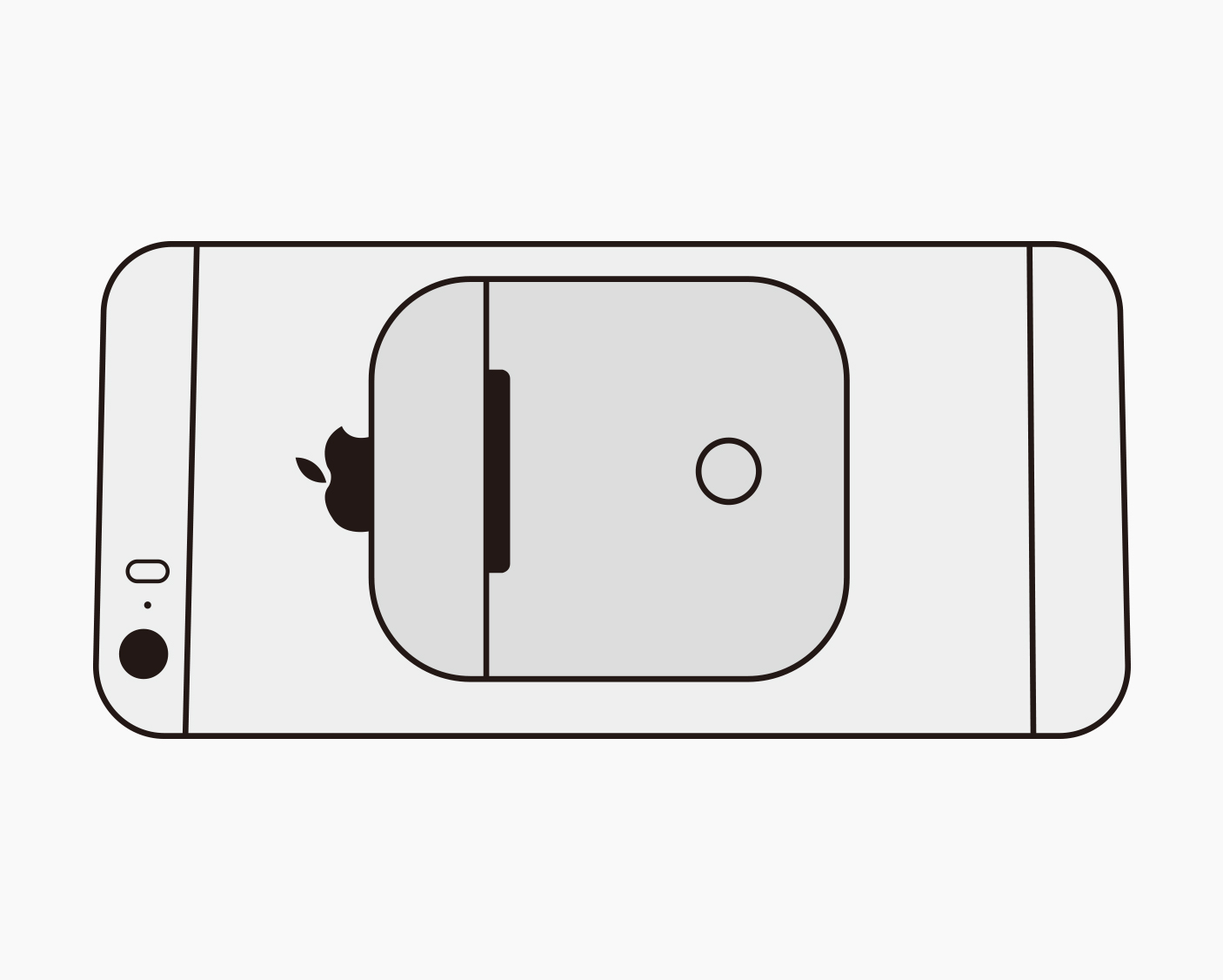  Sinjimoru Agarre universal de silicona para teléfono, soporte  de agarre para teléfono celular con bucles de estiramiento, para soporte de  teléfono en fundas de iPhone. Sinji Loop Stand Rosa : Celulares