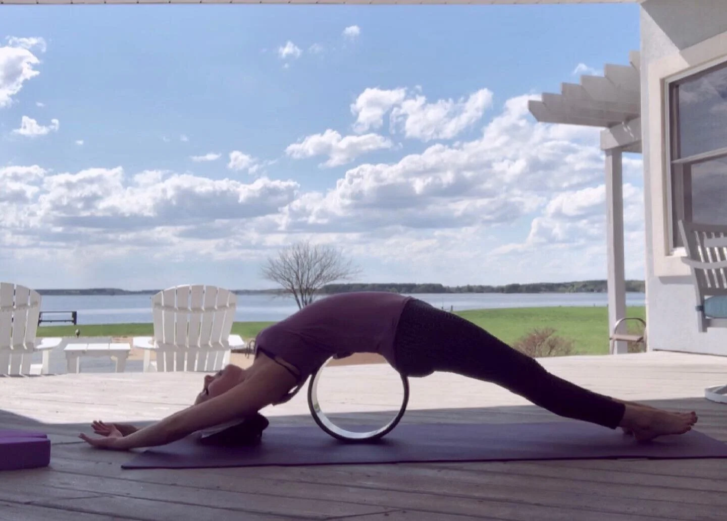 Heart Opening Pose (Backbend with Yoga Wheel)