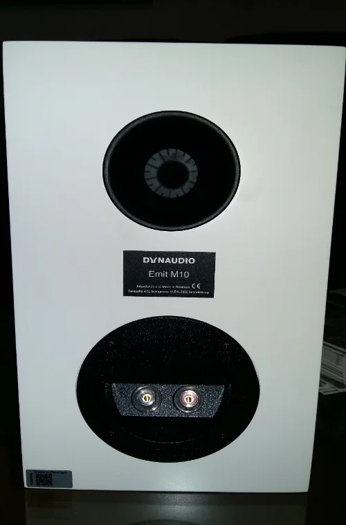 Dynaudio emit m10 standmount loudspeaker (rear)