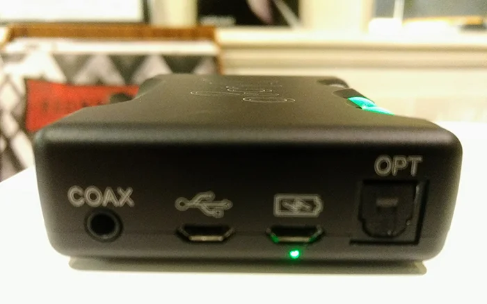 USB, optical and coaxial inputs