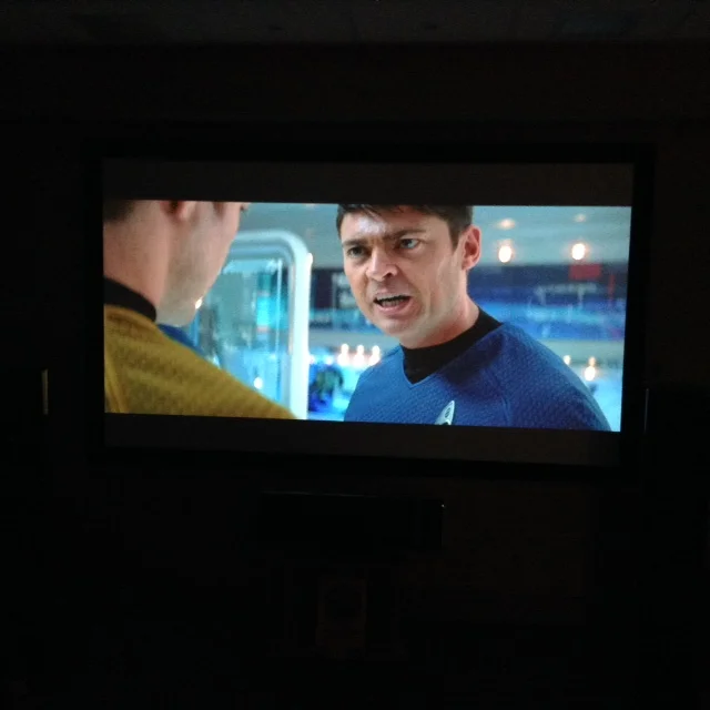 'Yes CAPTAIN,&nbsp;projectors are a very good way of enjoying movies'...