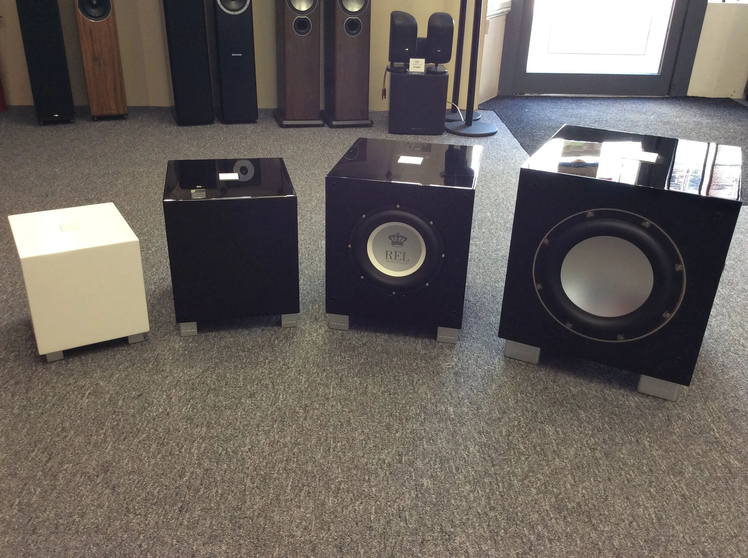 huge stereo system
