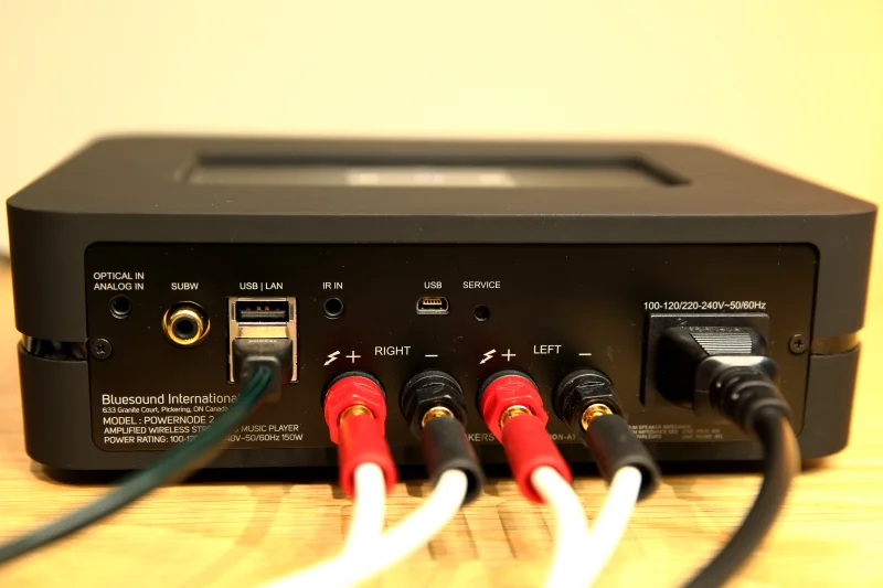 bluesound powernode 2 speakers