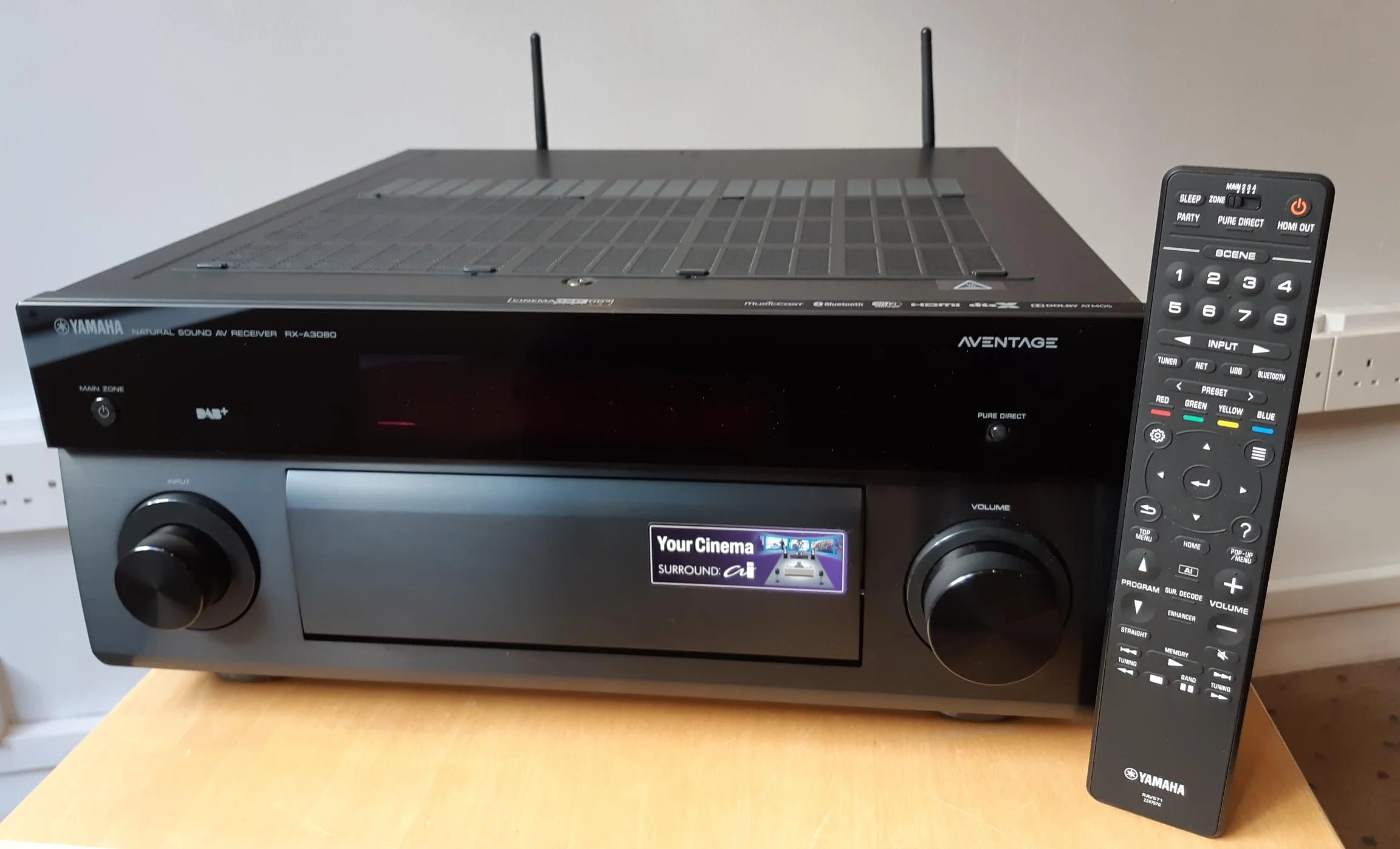 If the thought of running speaker cable to the rears has previously been a deterrent in considering a 5.1 (or more) home cinema system, this receiver has the ability to use the latest two of the MusicCast 20 or one or two MusicCast 50 speakers as a wireless surround option. WiFi and Bluetooth enabled, Spotify Connect, Tidal and Deezer are supported. It is also compatible with Alexa voice control assistants.