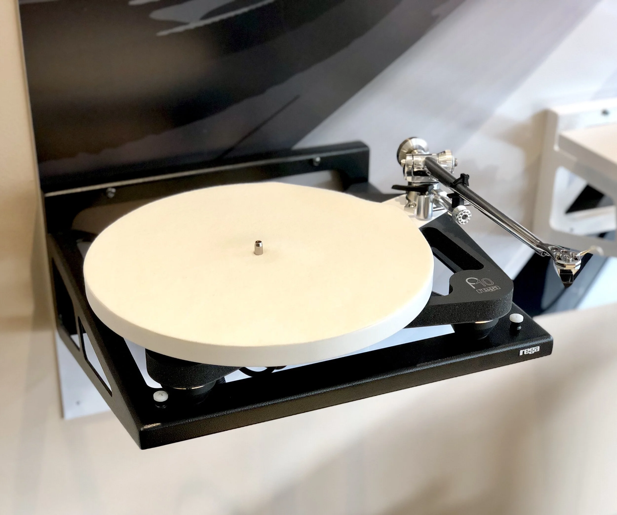 The Rega planar 10 on display in the portsmouth store