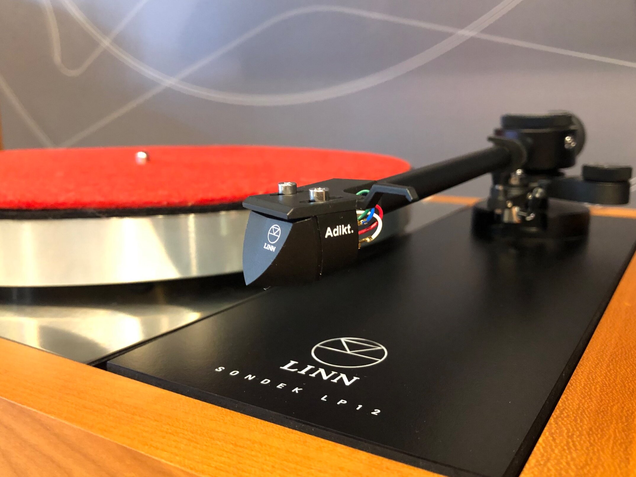 Linn’s Adikt cartridge, fitted as standard to the base level Majik LP12 turntable.