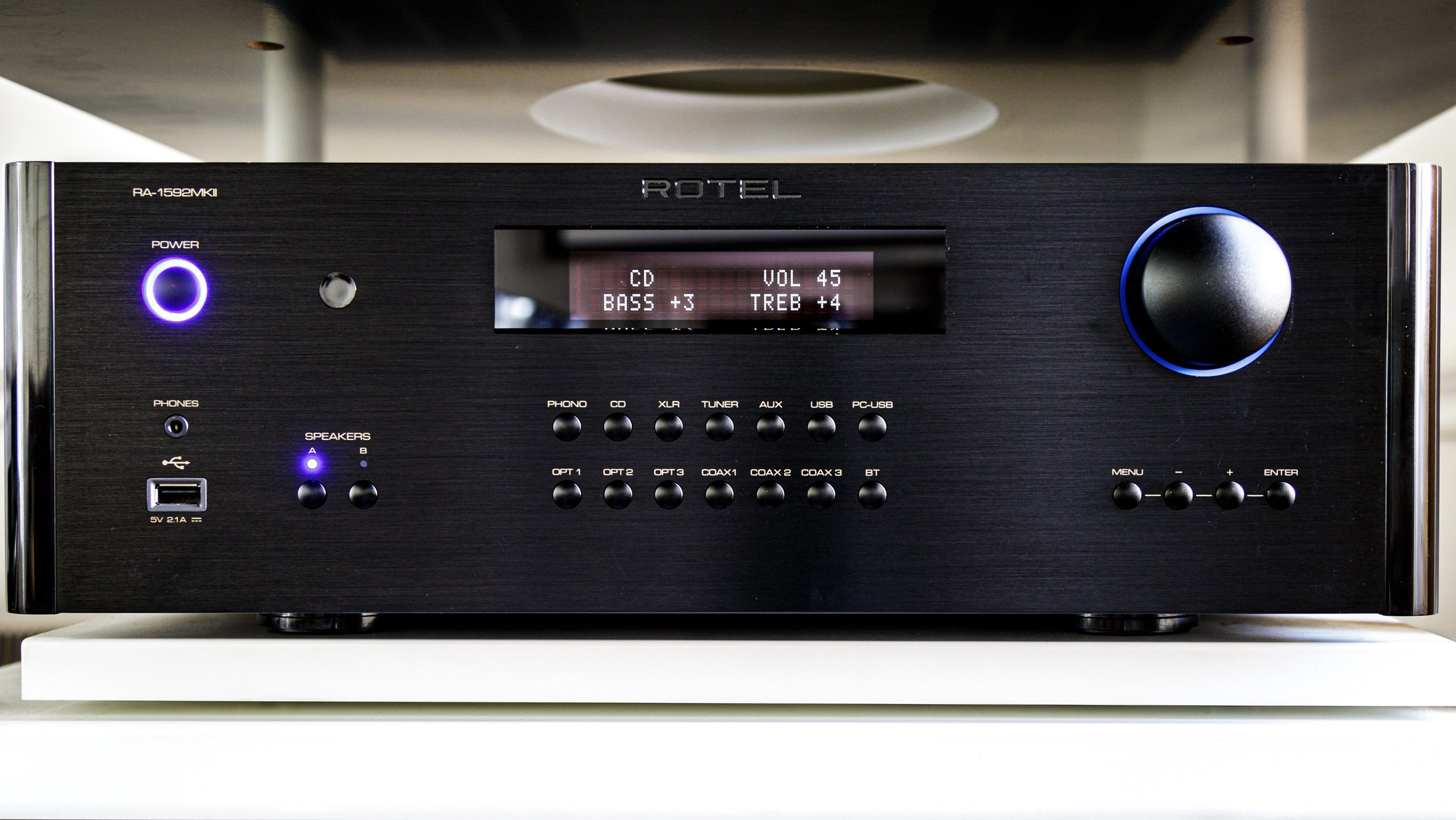 Rotel RA-1592MkII Integrated Amplifier Front View