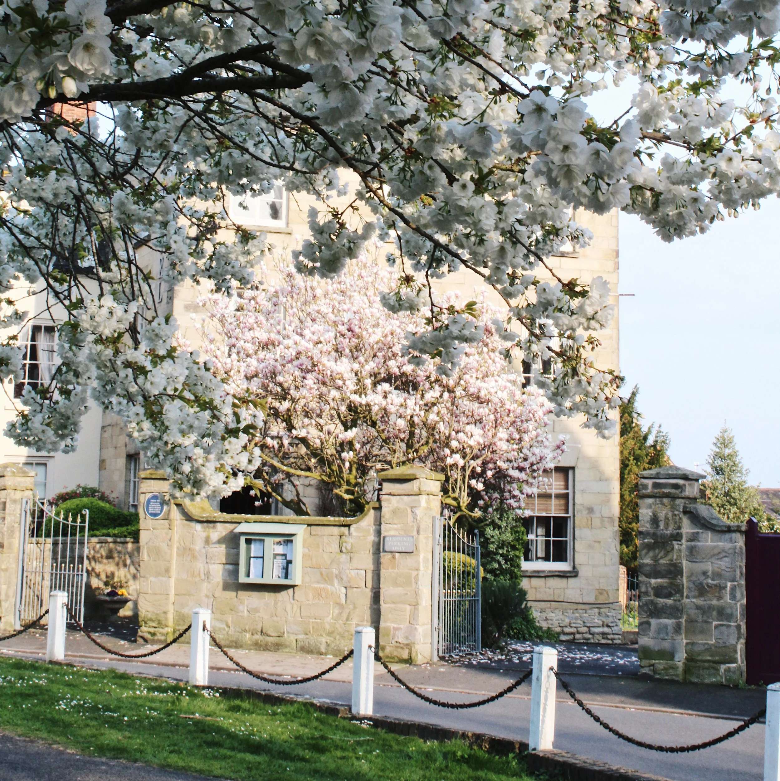 The stunning DInham Hall. A luxurious hotel and restaurant.
