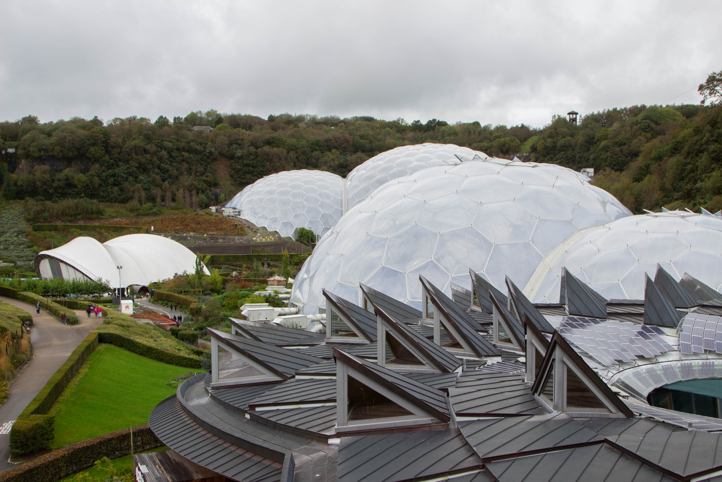  The Eden Project biomes. 