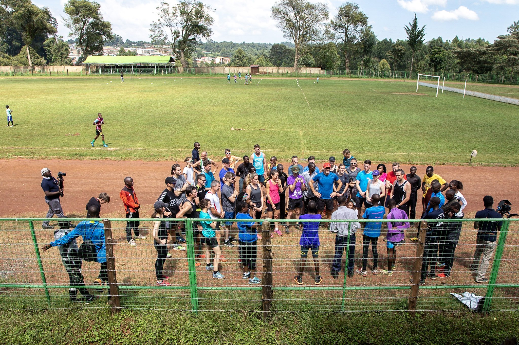  Training day with elite Kenyan athletes. 