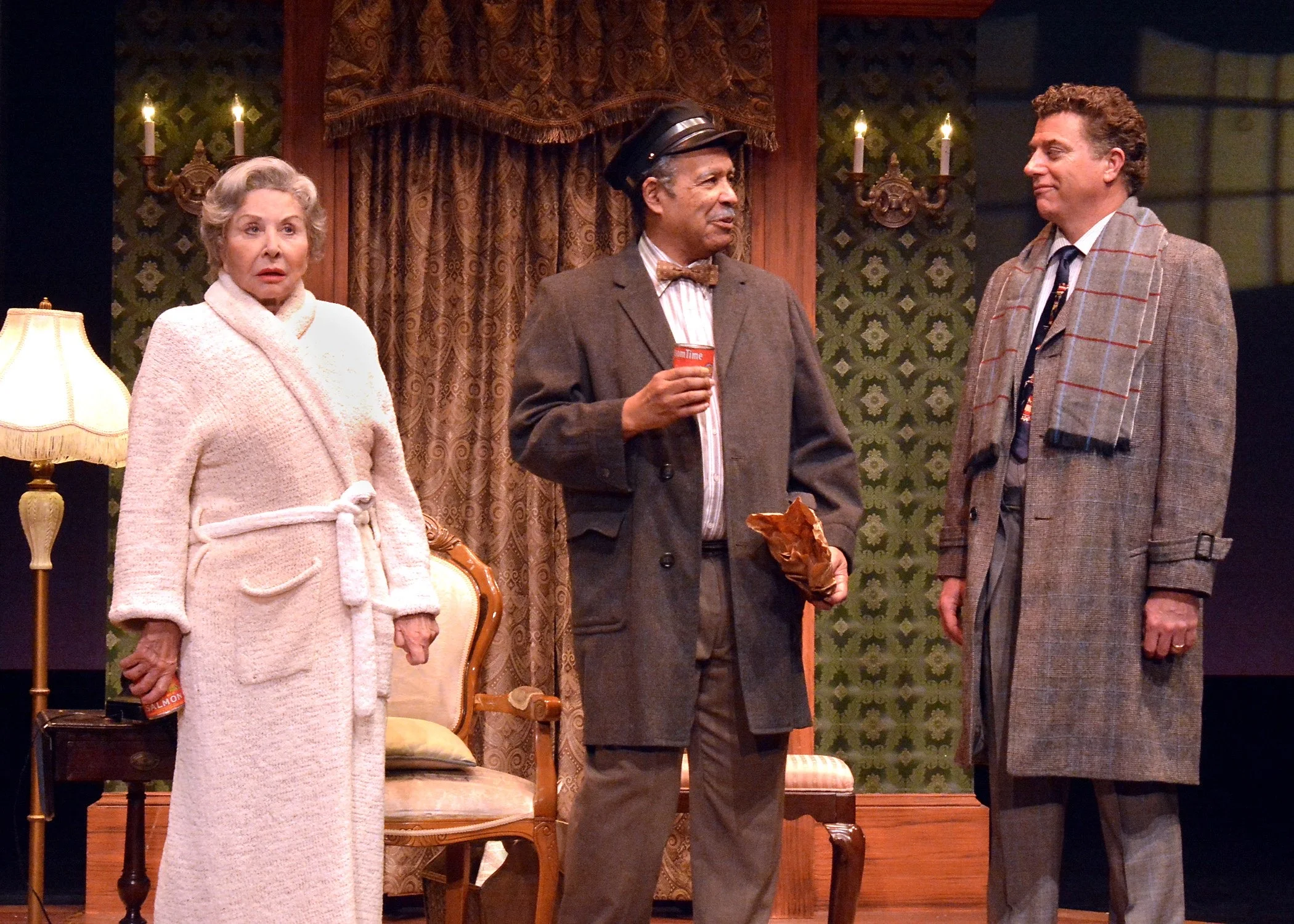 With Michael Learned (Daisy) and Lance Nichols (Hoke) in Driving Miss Daisy.