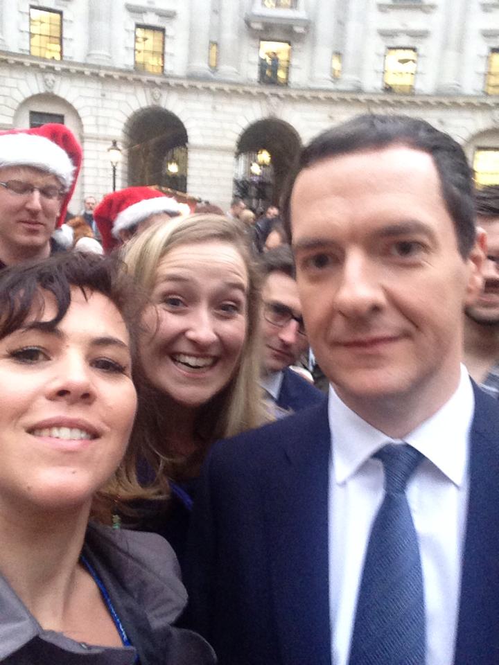 A silly selfie with George Osborne to a) prove it happened and b) because one of the other small business owners shouted "what about the girls?" as he was being ushered away, so the Chancellor was forced to stop in his tracks. Hopefully the voice of small business can be as effective at influencing the government on bigger issues.