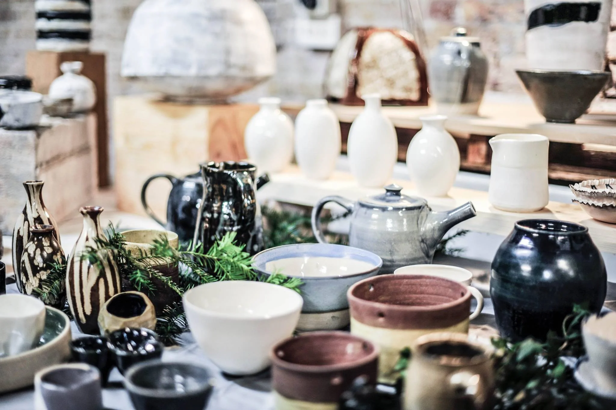 Turning Earth artists donated lots of pots to raise money for emergency medical supplies for refugees in Calais. They sold like hot cakes and we made £1700 for the relief effort. To donate, please click through this link: https://crowdfunding. justgiving .com/refugee-first-aid Image: Sabrina Dallot-Seguro