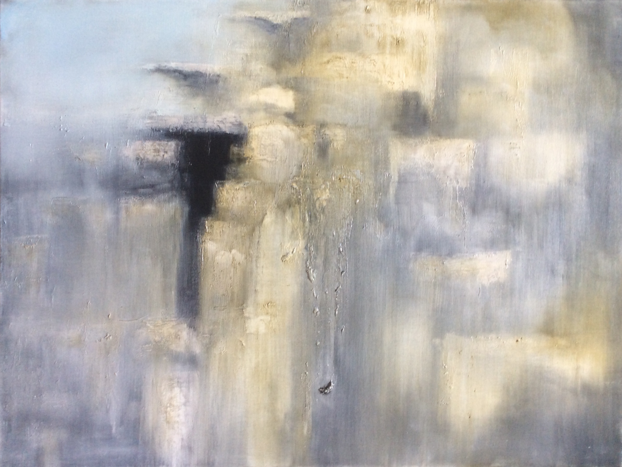 Shelter - oil on canvas