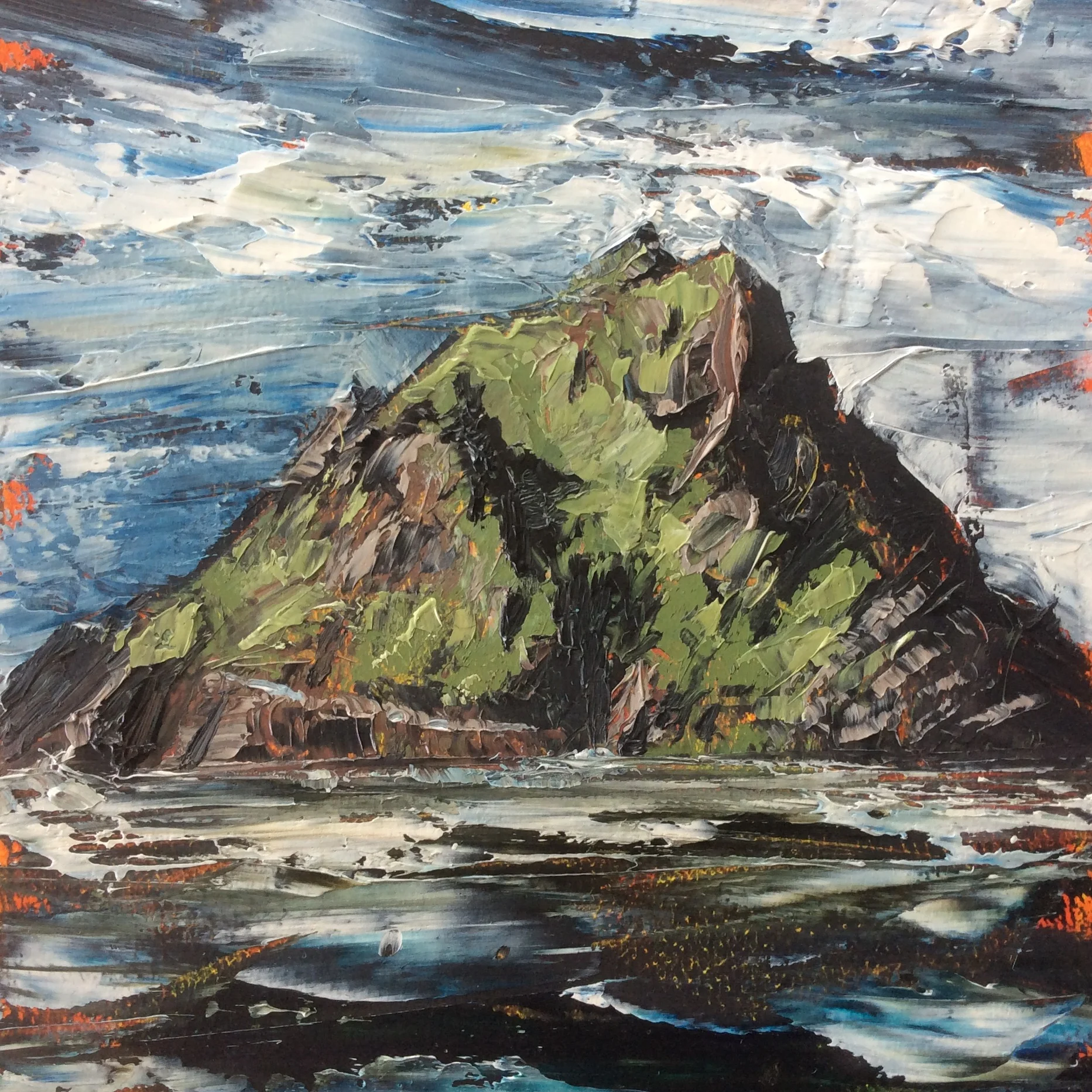 Oil Sketch - Skellig Michael series, 2015
